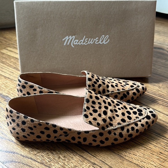 Madewell Francis Skimmer in Spotted Calf Hair size 6.5 - Picture 2 of 3